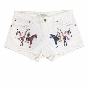 Ralph Lauren Denim & Supply Embroidered Americana Shorts 28